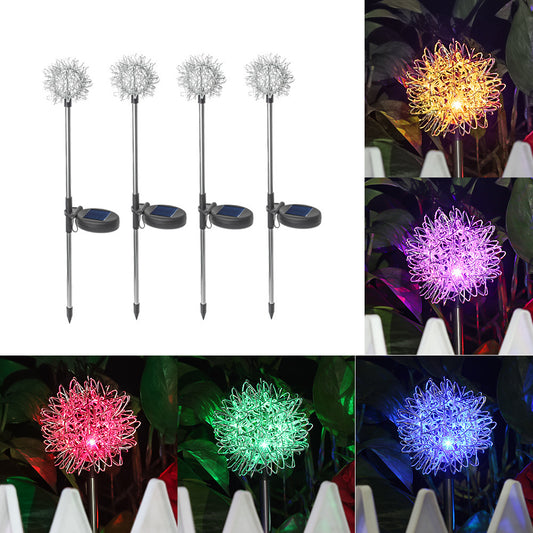 Solar Light Solar Dandelion Plug In Light Garden Decoration LED Light