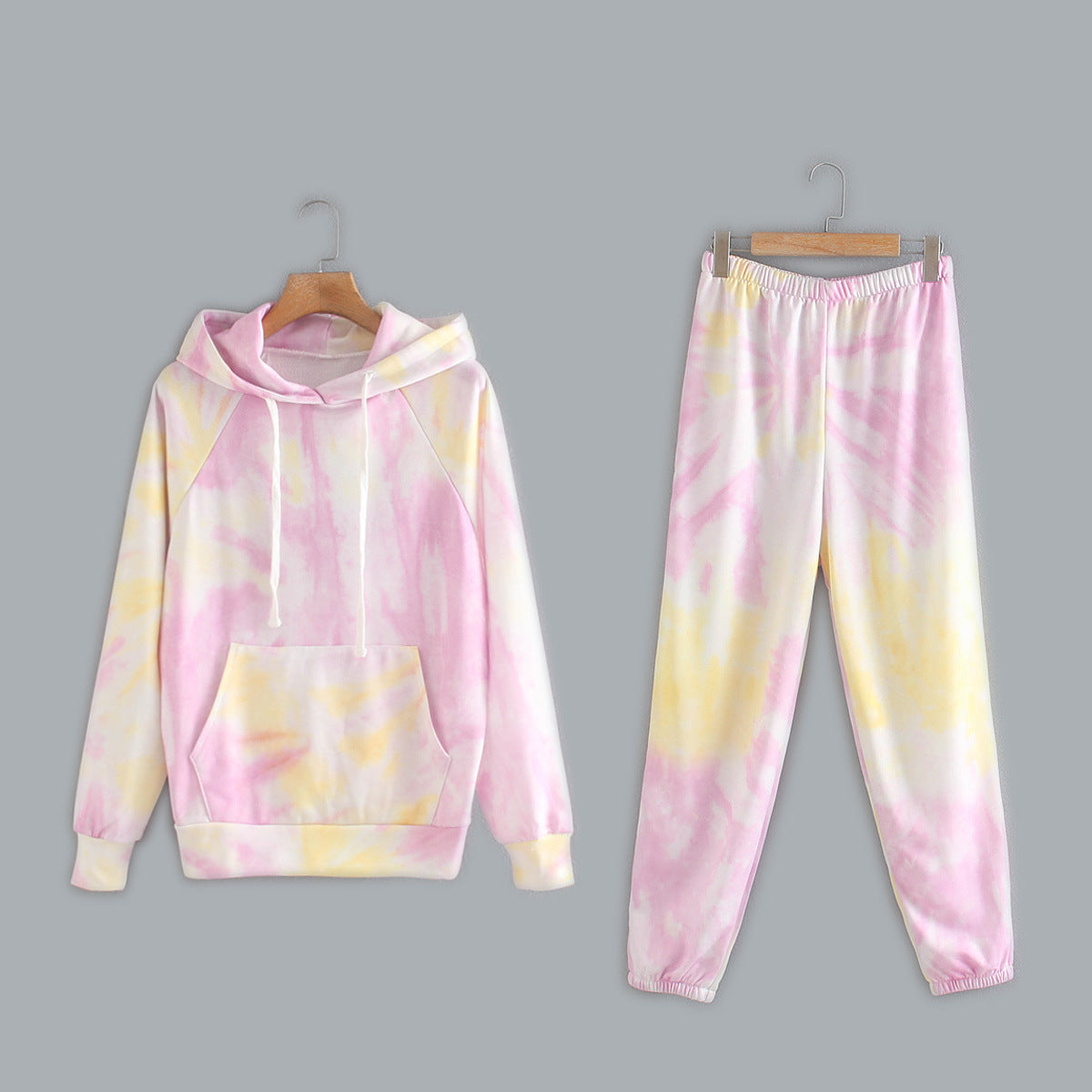 Loose Style Blouse All-Match Tie-Dye sweat outfit