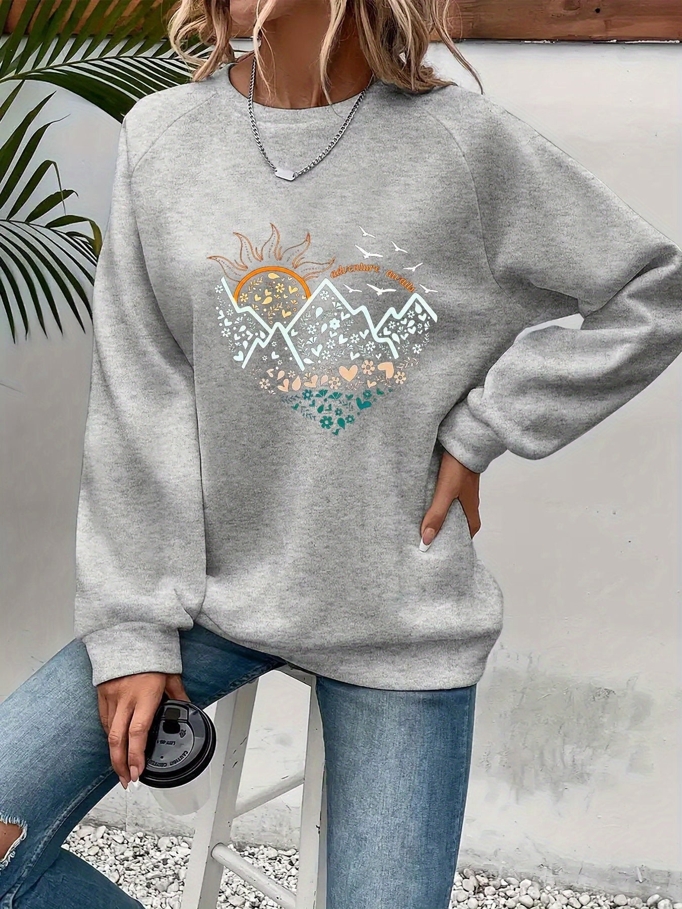 Round Neck Sweatshirt