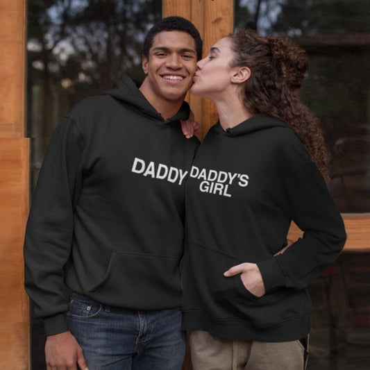 DADDY DADDY'S GIRL Couple Wear Hooded Sweater